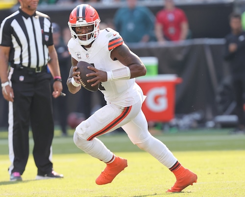 Deshaun Watson in Cleveland Browns uniform
