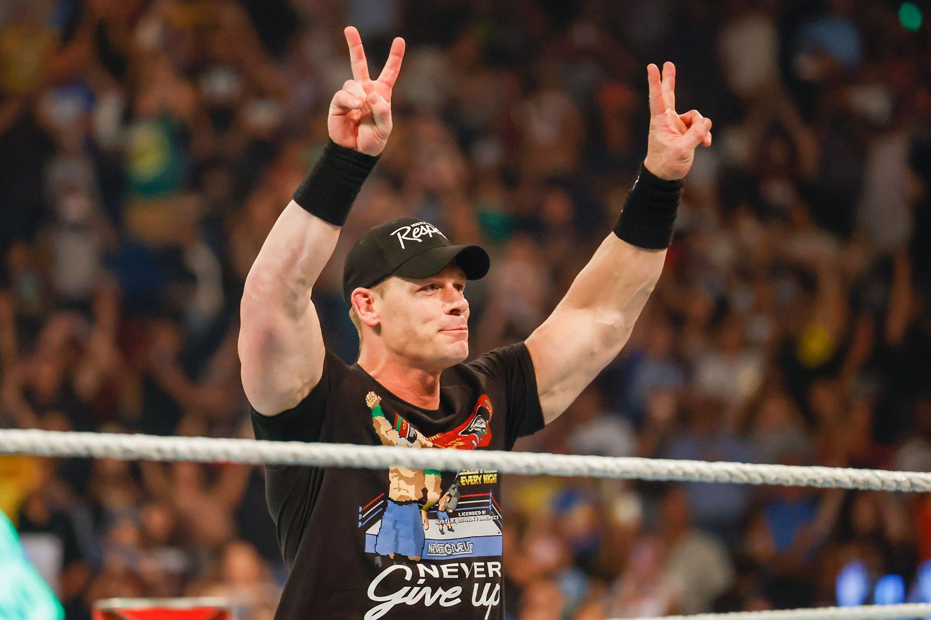 r truth and john cena backstage moment on WWE SmackDown