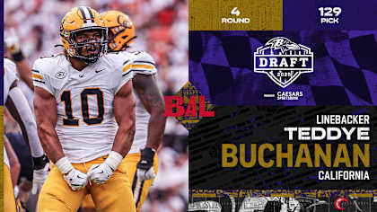 Teddye Buchanan in action for the Baltimore Ravens