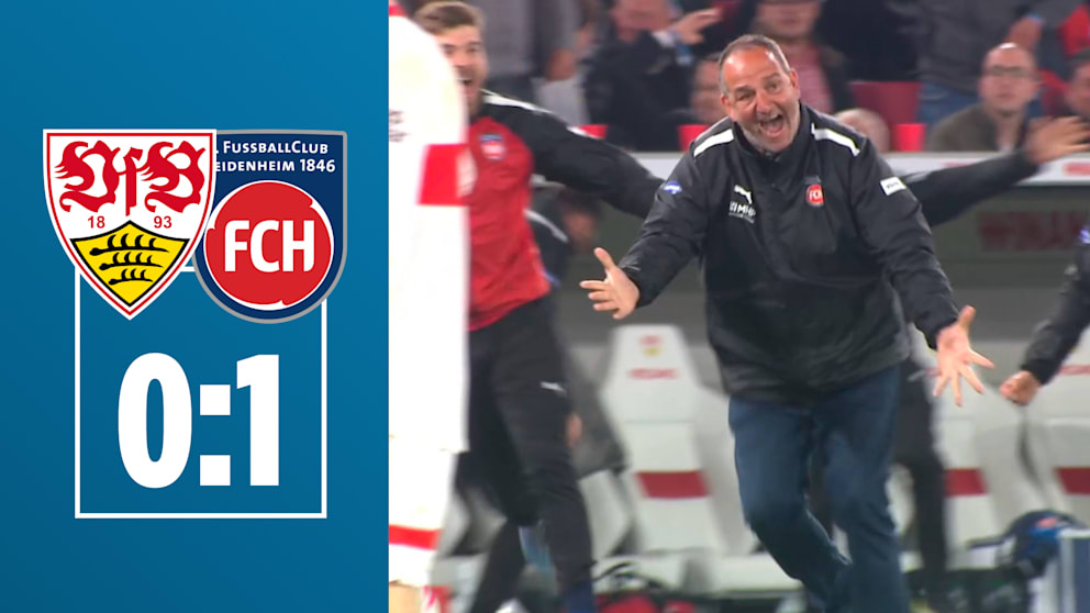 VfB Stuttgart vs Heidenheim players in action during Bundesliga match