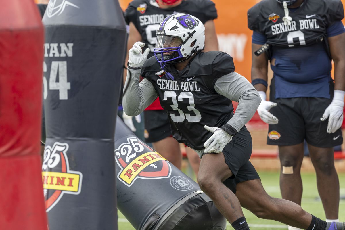 David Walker of Central Arkansas at the NFL Draft Combine