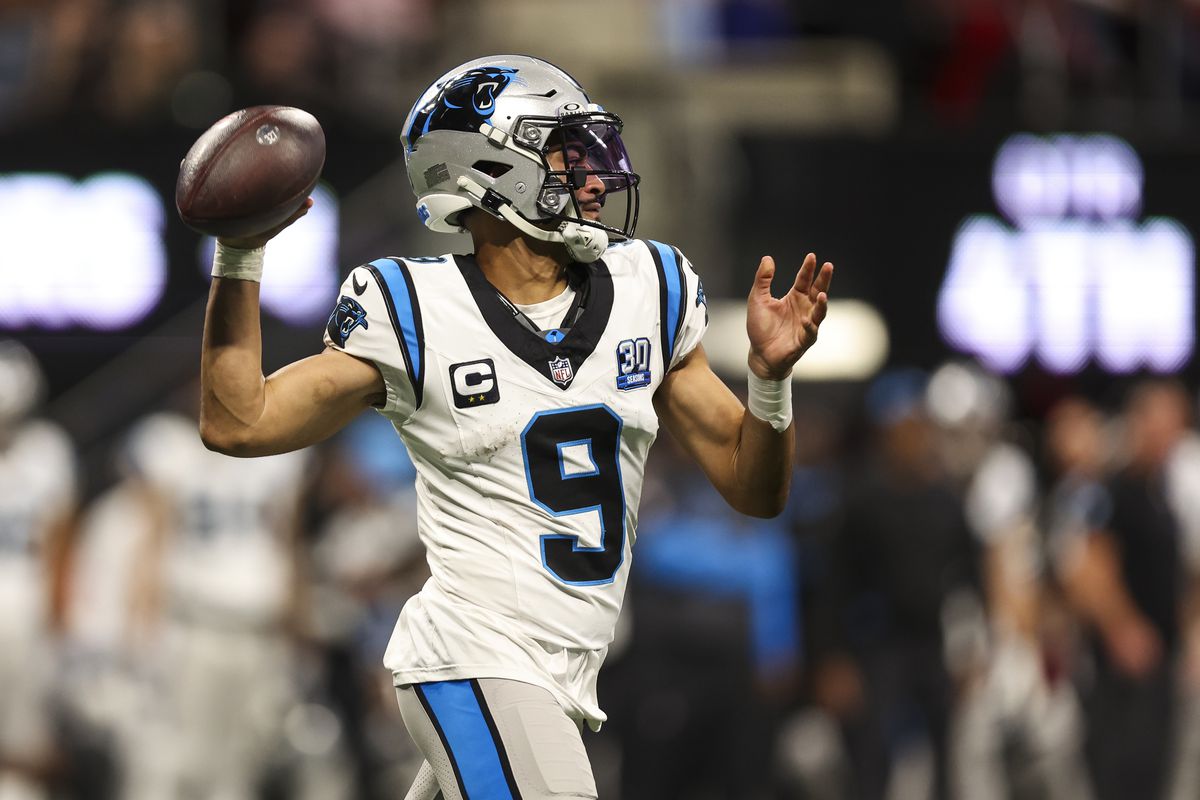 DJ Moore celebrates a touchdown in a Bears uniform