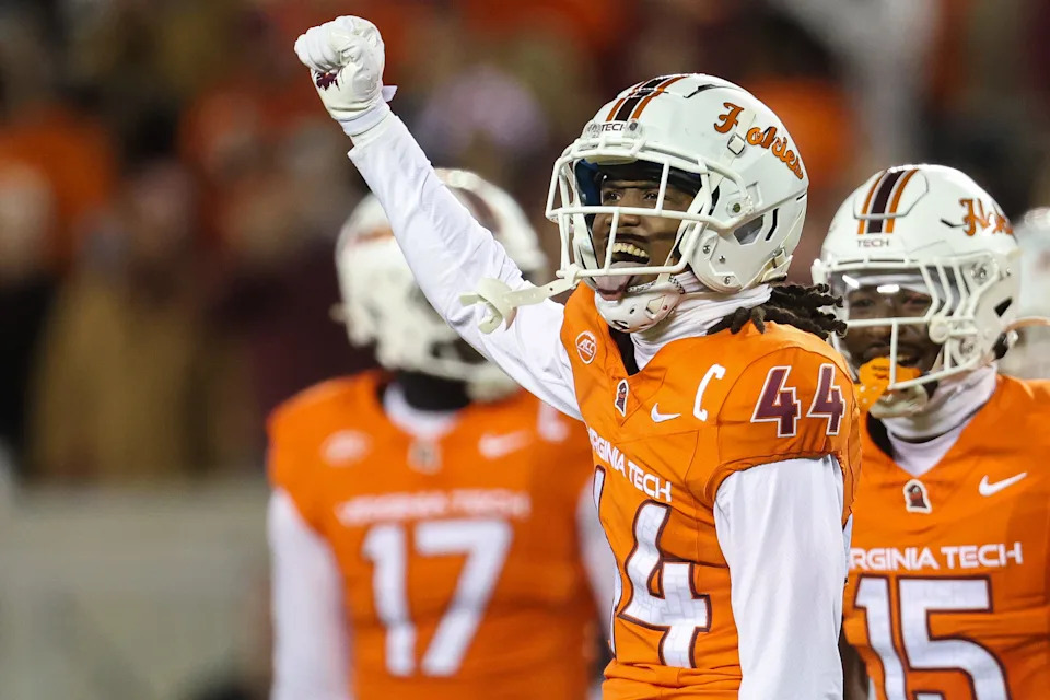 Dorian Strong in action for Virginia Tech