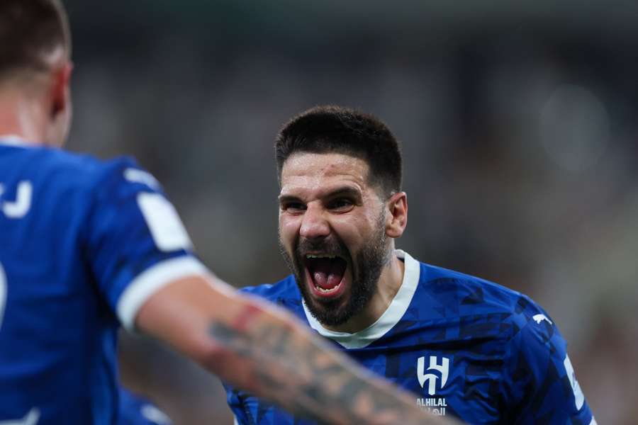 Al Hilal celebrates their AFC Champions League quarter-final victory over Gwangju