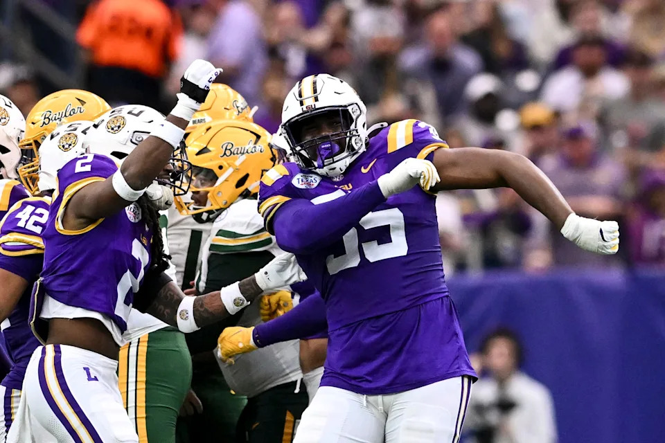 Saivion Jones during his LSU days, preparing for NFL career with the Denver Broncos