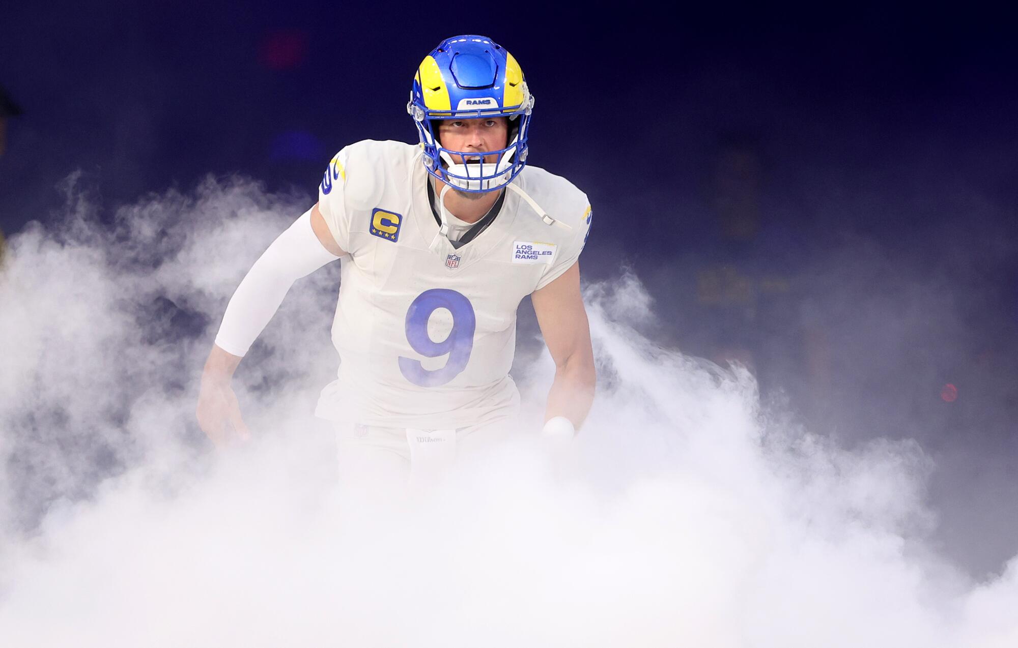 Matt Stafford leads the Los Angeles Rams offense