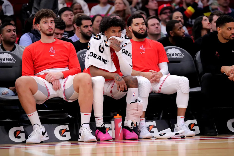Fred VanVleet in action for the Houston Rockets
