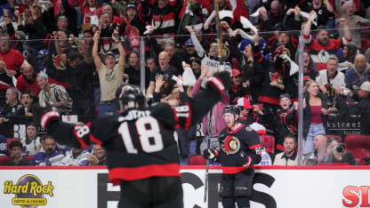 Toronto Maple Leafs playoff action against Ottawa Senators