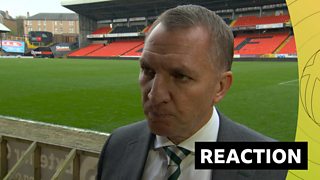 Celtic celebrate title after Dundee United vs Celtic victory