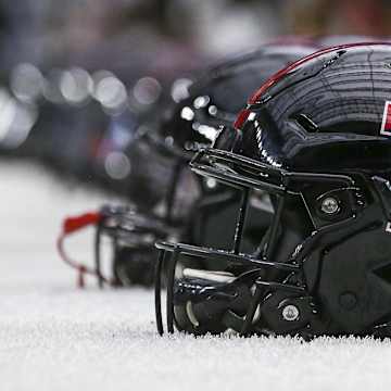 Jalin Conyers celebrates during a game at Texas Tech
