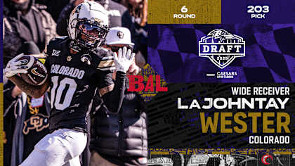 Lajohntay Wester drafted by Ravens during the NFL Draft