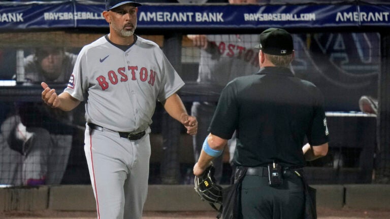 Rob Refsnyder steps up for the Boston Red Sox