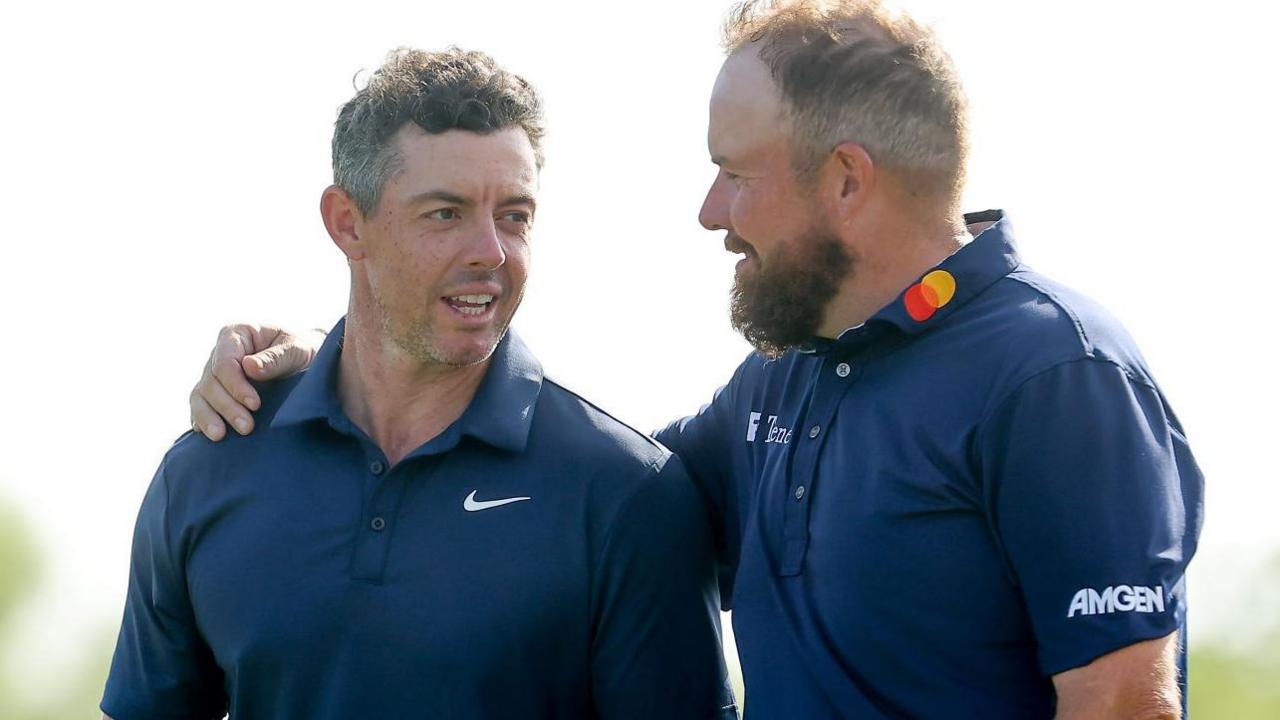 Golfers competing in the Zurich Classic using the unique Zurich Classic format