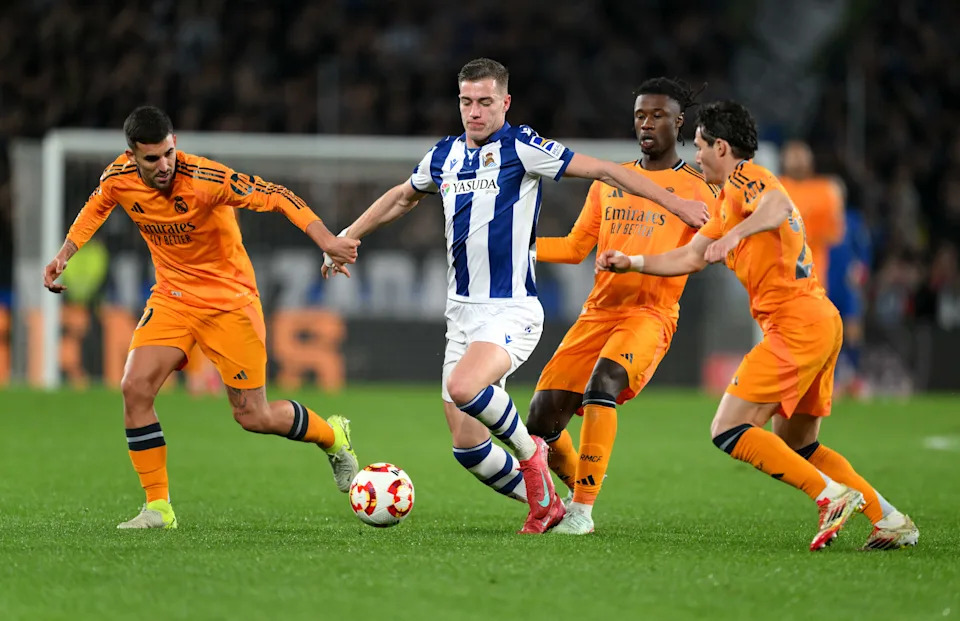 Fran Garcia in action for Real Madrid