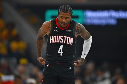 Jalen Green in a high-stakes playoff moment against the Warriors
