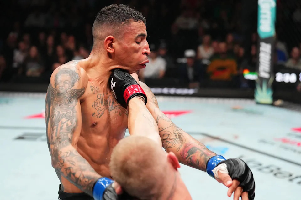 Shavkat Rakhmonov in action at a recent UFC event