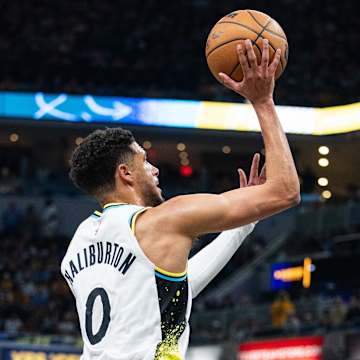 Tyrese Haliburton prepares for Game 4 with the Pacers