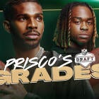 NFL draft war room with focus on 2025 draft grades