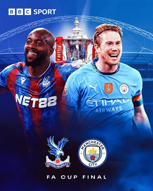 Manchester City celebrate their FA Cup semi-final win, earning a spot in the FA Cup final at Wembley.