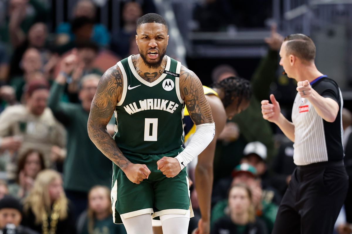 Pacers vs Bucks NBA Playoffs action