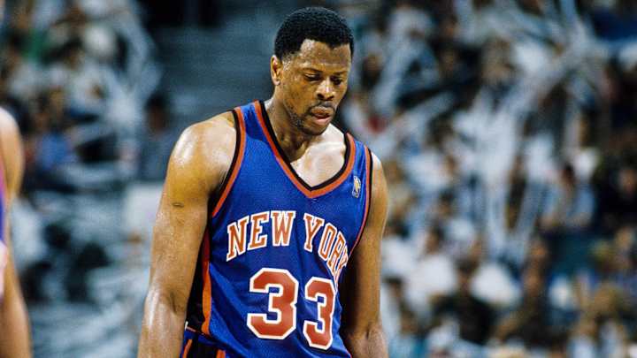 Patrick Ewing in action for the Knicks