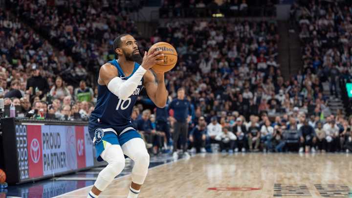 Mike Conley in action during the NBA playoffs
