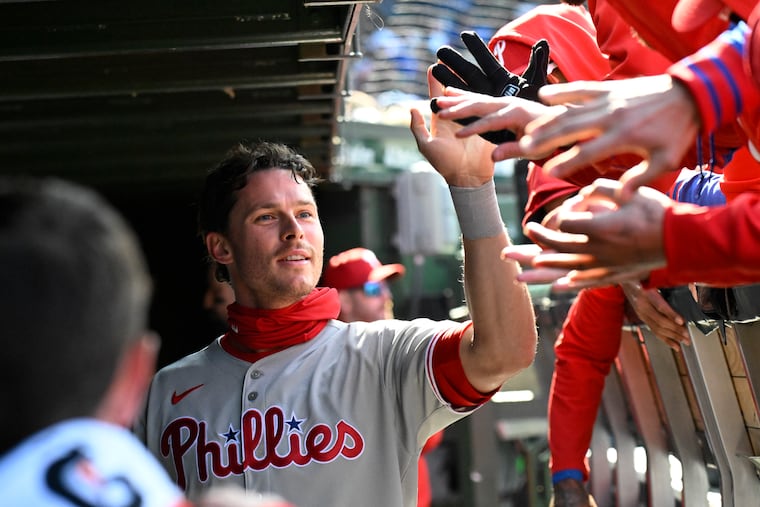 Max Kepler readies at the plate during the Phillies vs. Cubs game