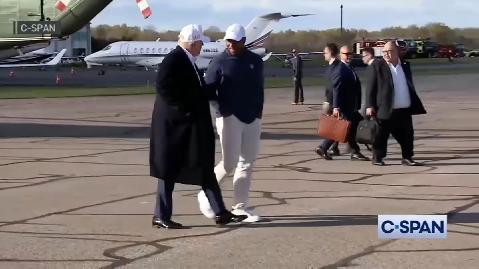 Philadelphia Eagles players during the Eagles White House visit after their Super Bowl victory