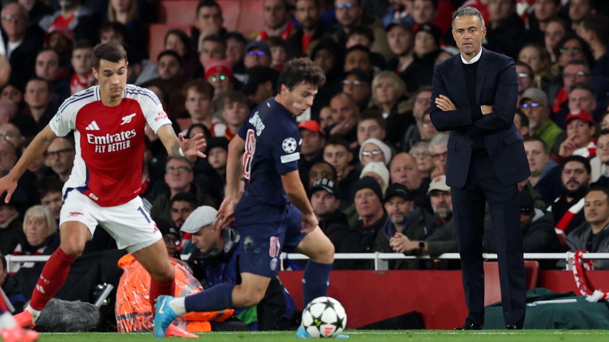Arsenal vs PSG Champions League semi-final match