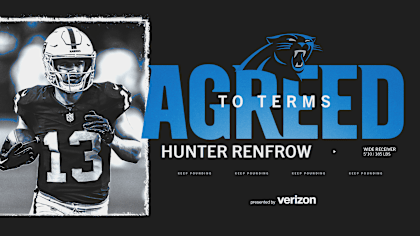Hunter Renfrow returns to NFL with the Carolina Panthers
