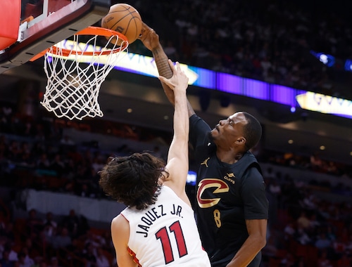 Cavaliers celebrate the biggest blowout in NBA playoff history