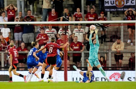 Players battle for possession in the recent Man Utd vs Chelsea clash