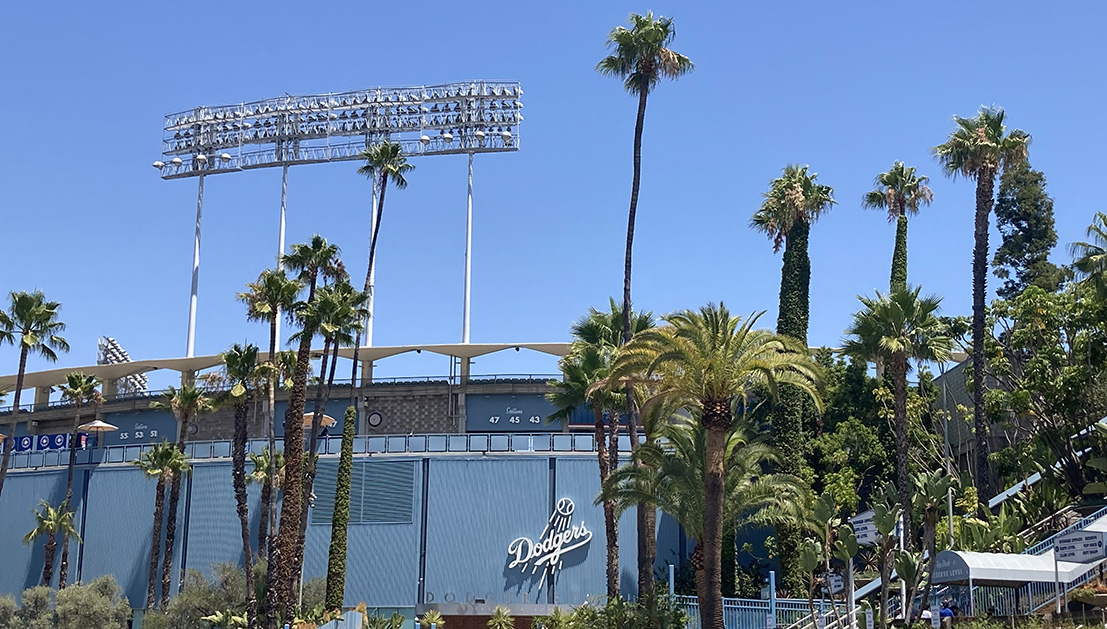 Jack Dreyer pitching for the Dodgers in 2025