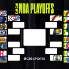 Current playoff bracket matchups in the NBA postseason