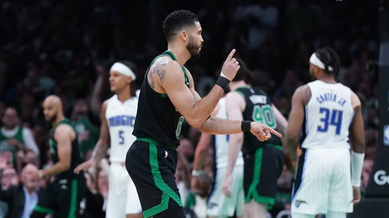 Boston Celtics celebrate series win, ready for the Celtics next game