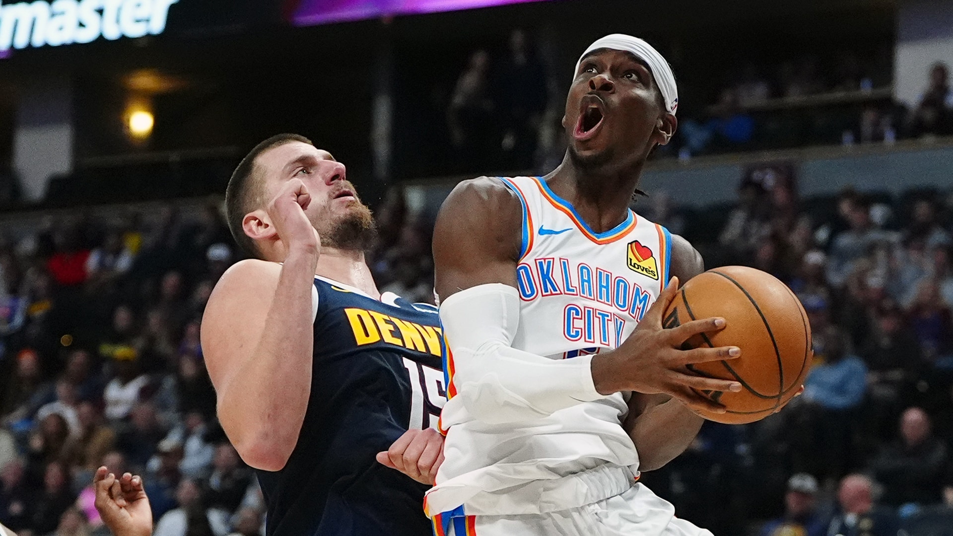 Shai Gilgeous-Alexander in action during the NBA MVP race
