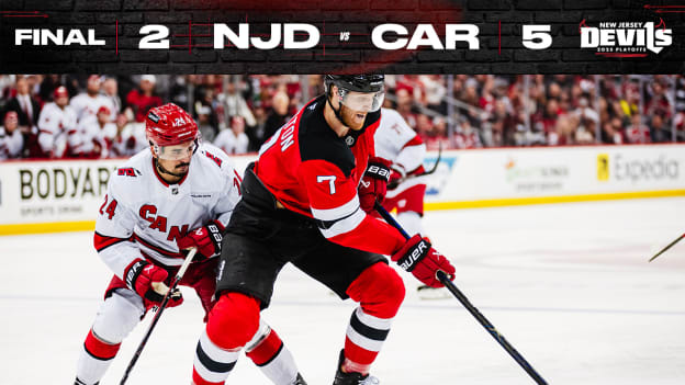 Pyotr Kochetkov makes a save for the Carolina Hurricanes