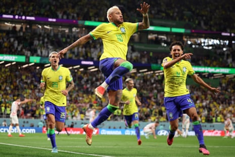Brazilian Football Fans Celebrate with Traditional Jerseys