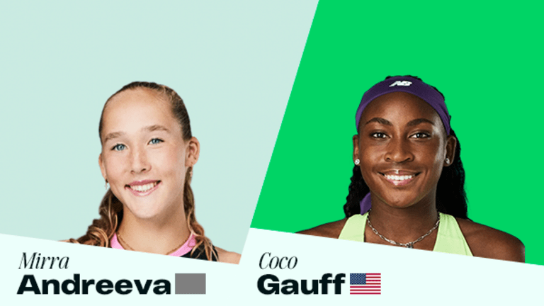 Coco Gauff competing at the Mutua Madrid Open 2025, part of the Madrid Open 2025 schedule