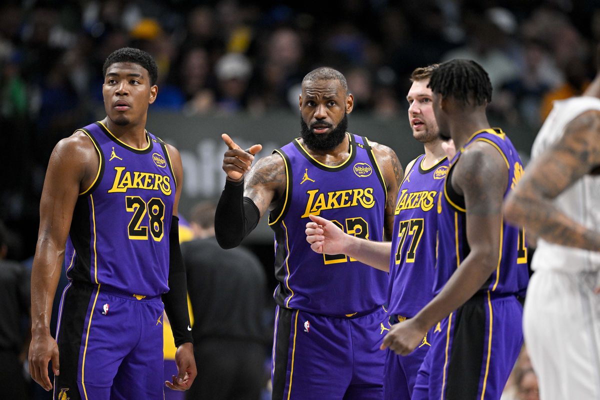 Dwight Howard in action for the Los Angeles Lakers, setting a prime example of leadership and determination.