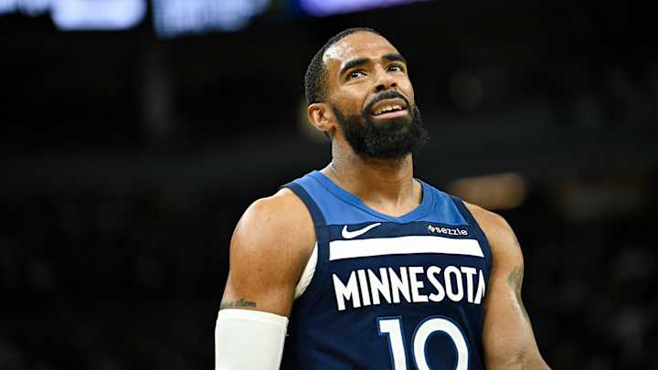 Mike Conley in action during the NBA playoffs