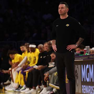 Dorian Finney-Smith defending during Lakers vs. Timberwolves playoff game