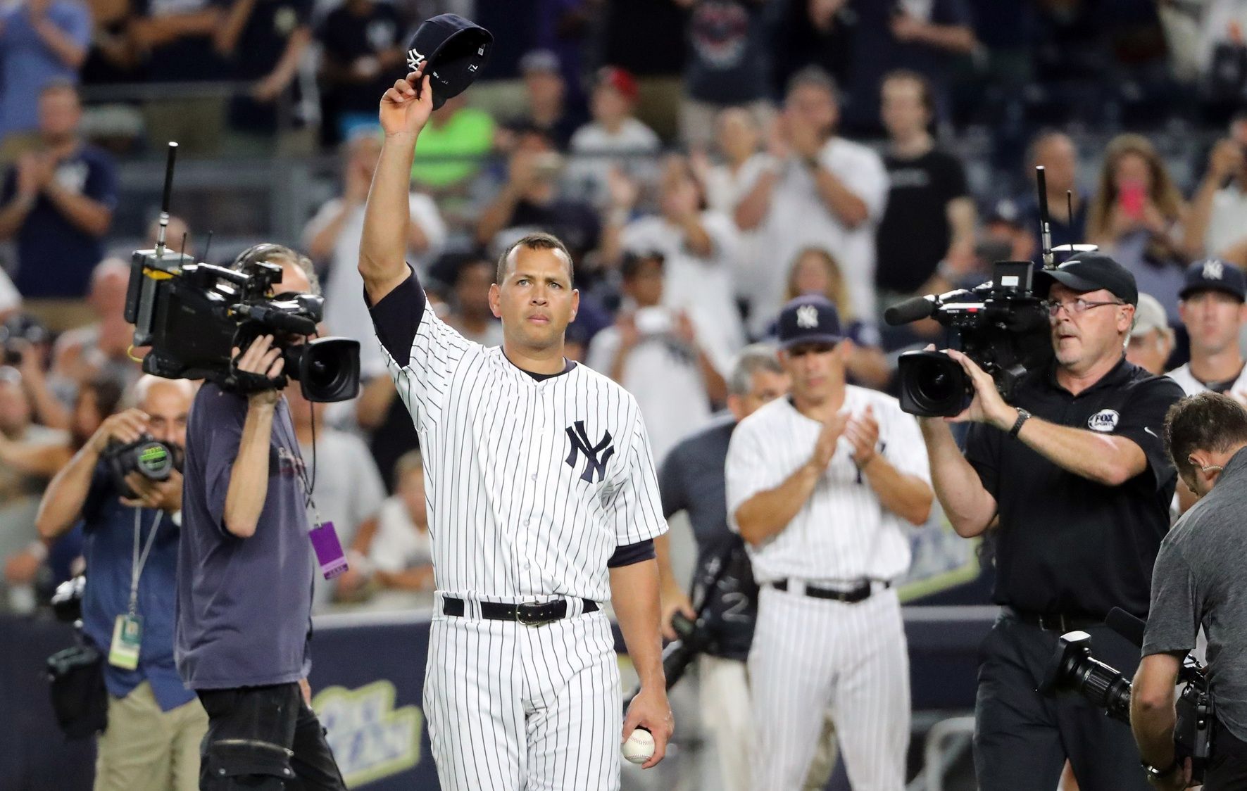Alex Rodriguez at a public appearance, highlighting his ongoing influence in baseball