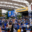 St. Louis Blues goalie in action
