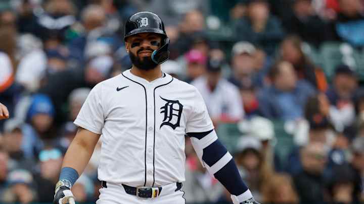 Gleyber Torres in action for the Detroit Tigers