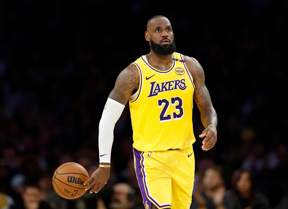 NBA basketball game action during playoffs
