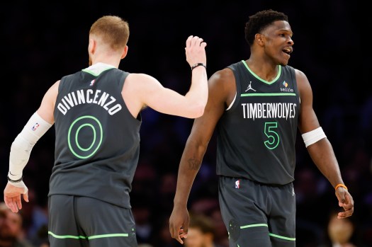 Timberwolves celebrate playoff victory, next game anticipation