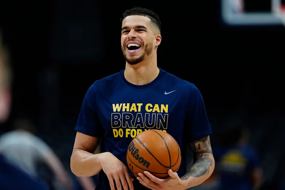 Denver Nuggets forward Michael Porter Jr. prepares for Game 6 against the Clippers