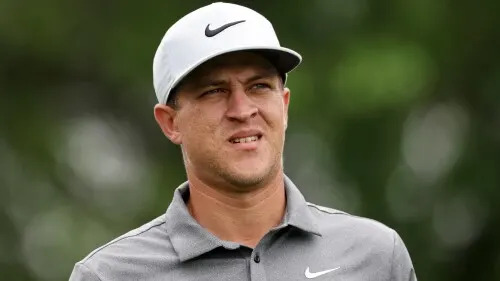 Scottie Scheffler tees off at the CJ Cup Byron Nelson