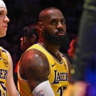 Game 5 action in the Nuggets vs Clippers playoff series